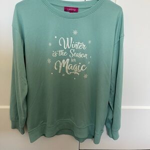 Green Winter Magic Sweatshirt